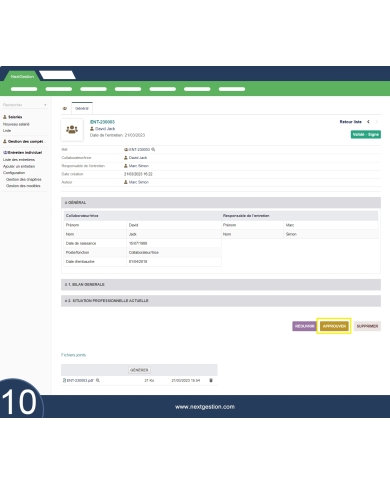 Einzelgespräch Ihrer Mitarbeiter