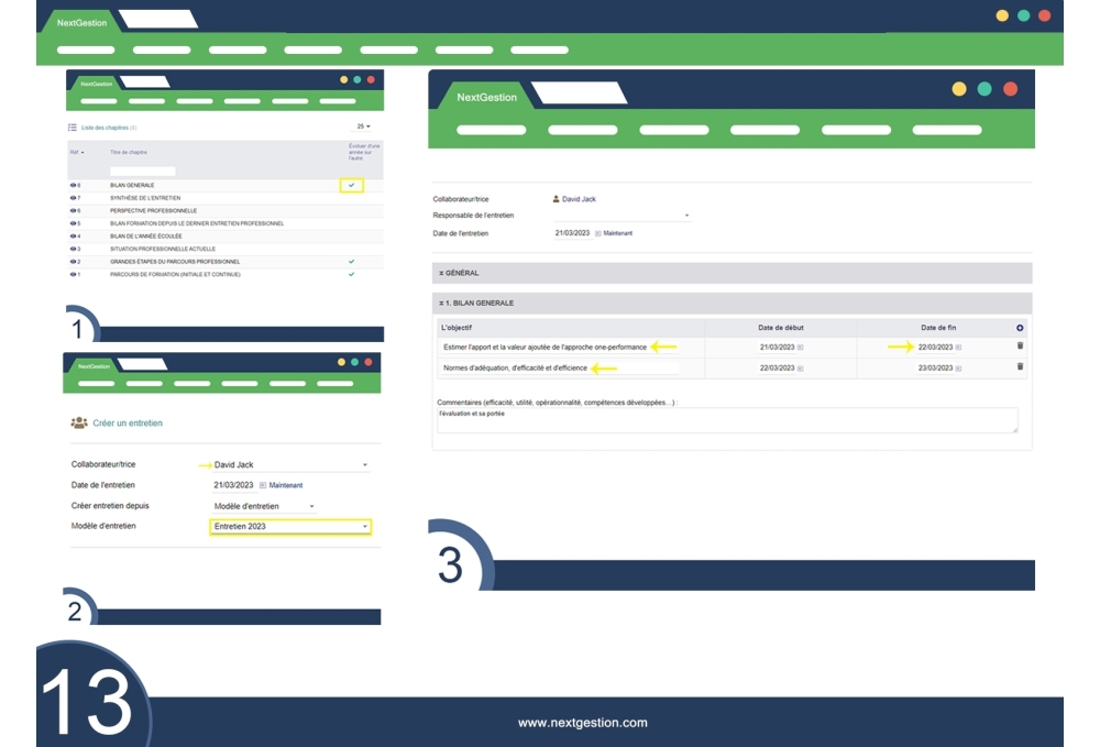 Entretien individuel de vos collaborateurs