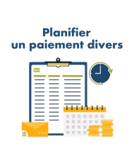 Planifier des paiements divers