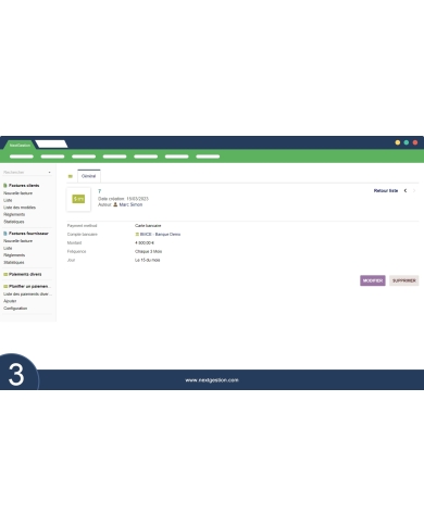 Schedule miscellaneous payments