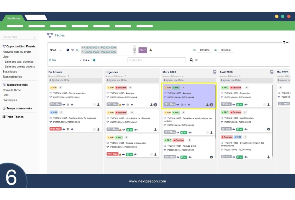 Trello-Aufgaben Dolibarr