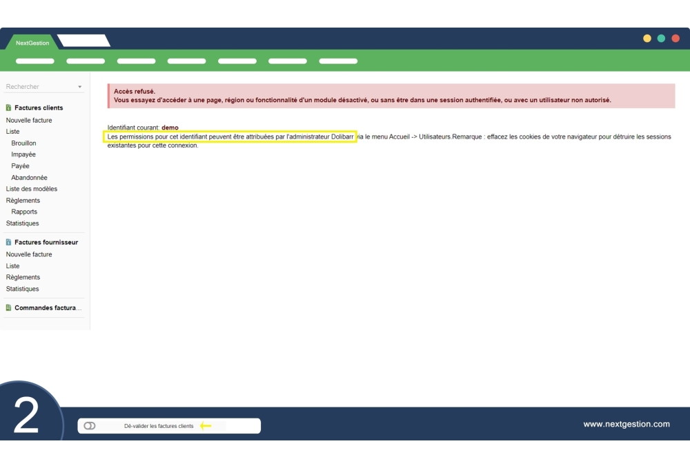 Permissions De-validate