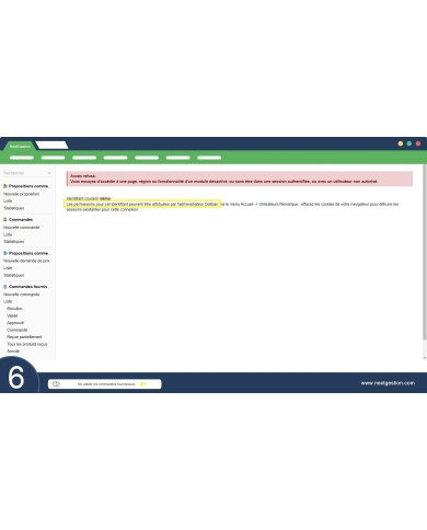 Permissions Dé-valider