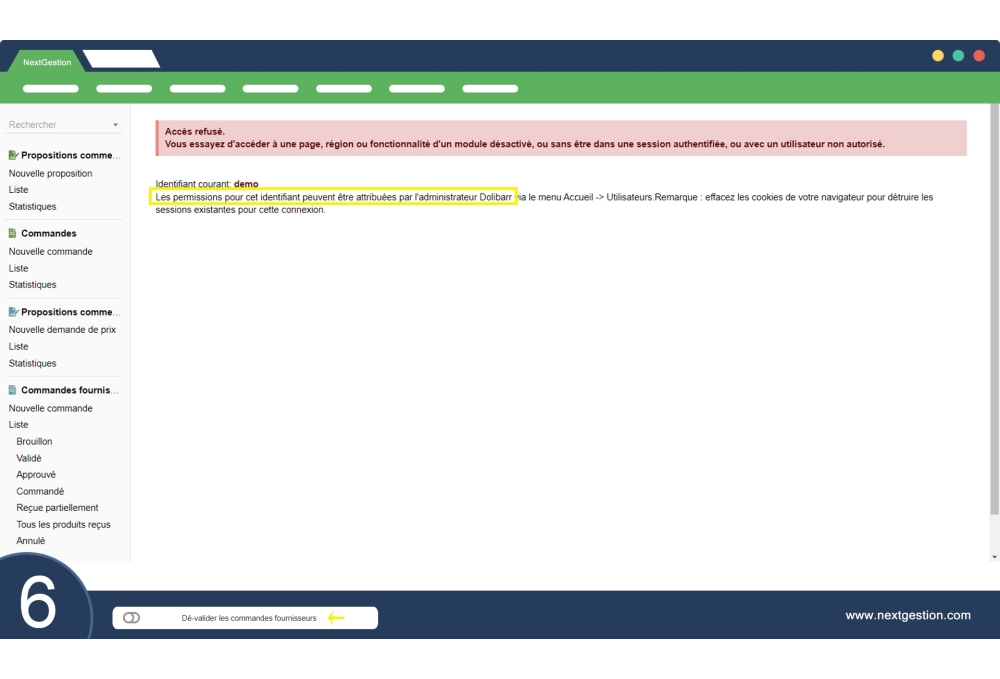 Permissions De-validate