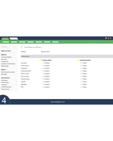 Parque de Equipamiento Avanzado: flota y máquinas