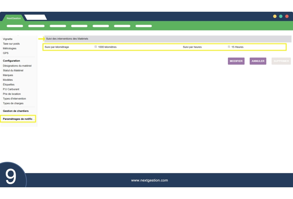 Parque de Equipamiento Avanzado: flota y máquinas
