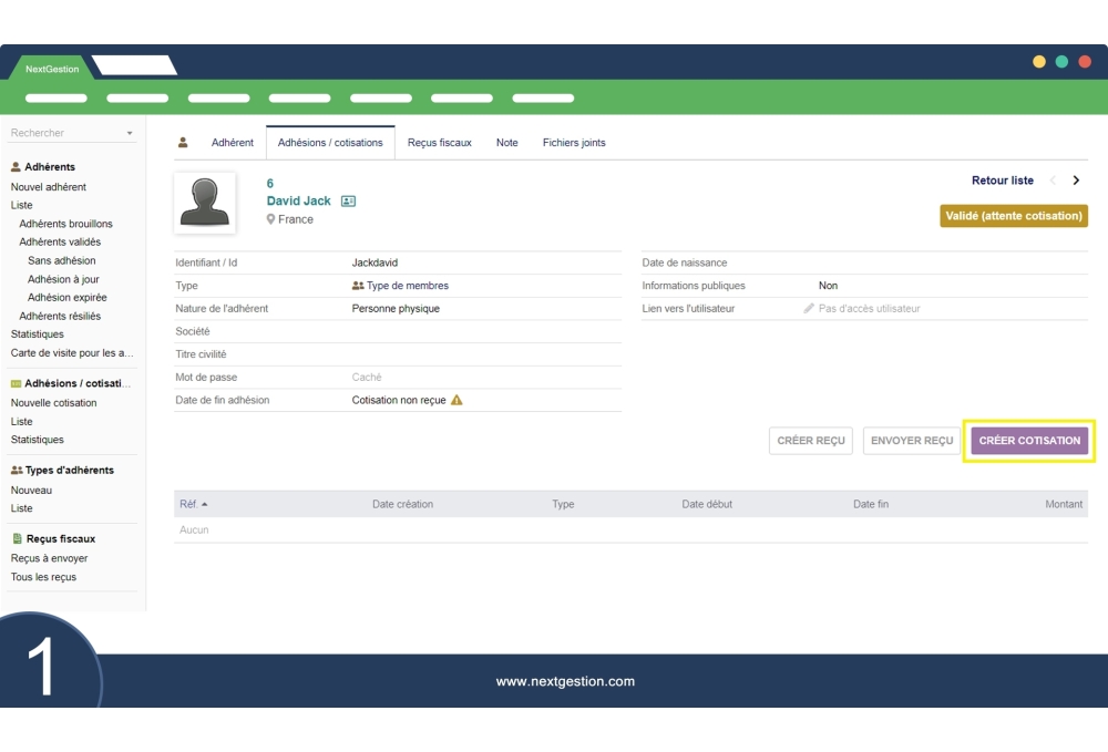 Comprobante fiscal - CERFA