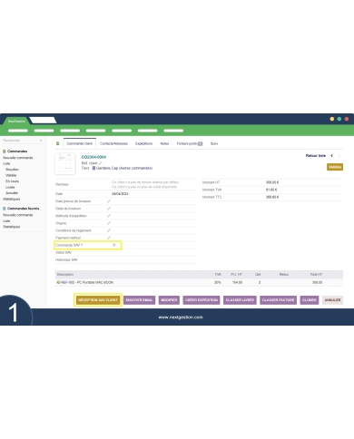 Módulo de Postventa Pedidos