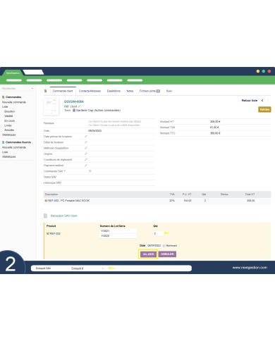 Module SAV Commandes