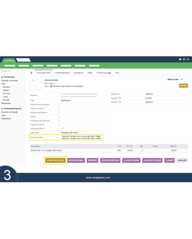 Módulo de Postventa Pedidos