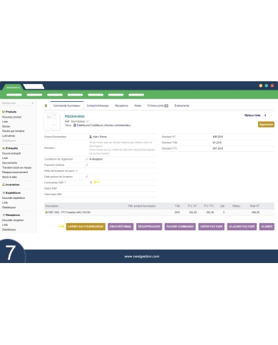 Modulo post-vendita Ordini