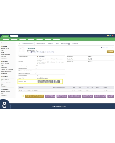 Módulo de Postventa Pedidos