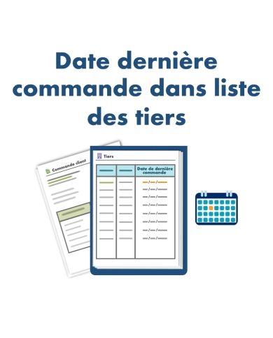 Last order date in third party list