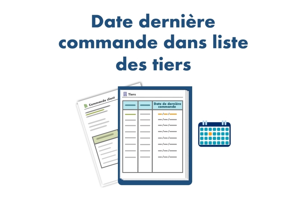 Last order date in third party list