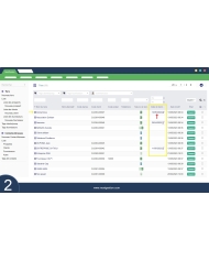 Date dernière commande dans liste tiers