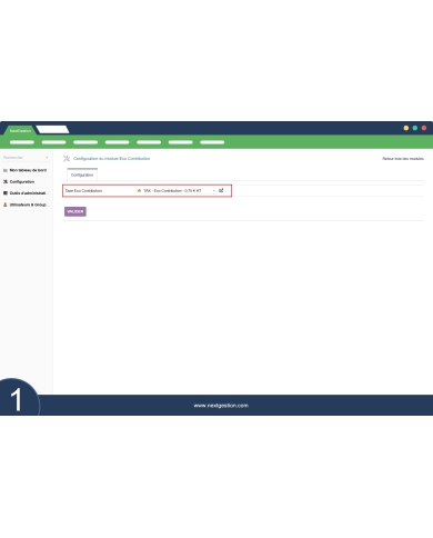 ECO CONTRIBUTION - Dolibarr