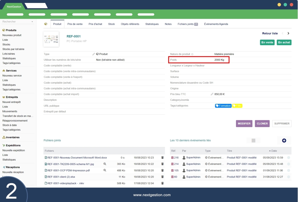 ECO CONTRIBUTION - Dolibarr