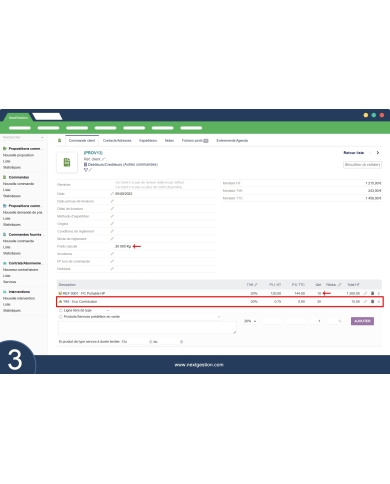 ECO CONTRIBUTION - Dolibarr
