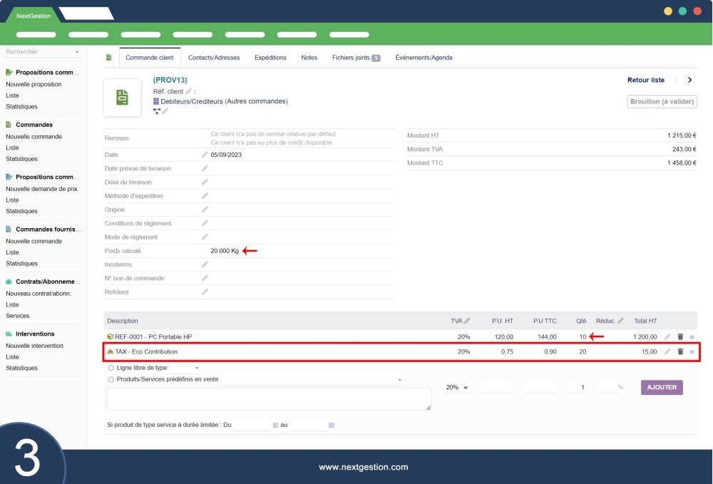 APORTE ECO - Dolibarr