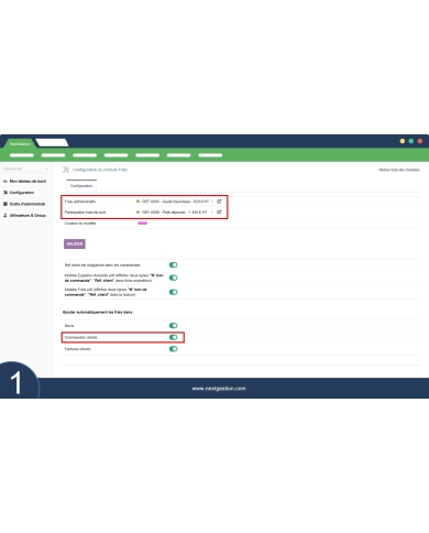 Module "Frais" pour Dolibarr