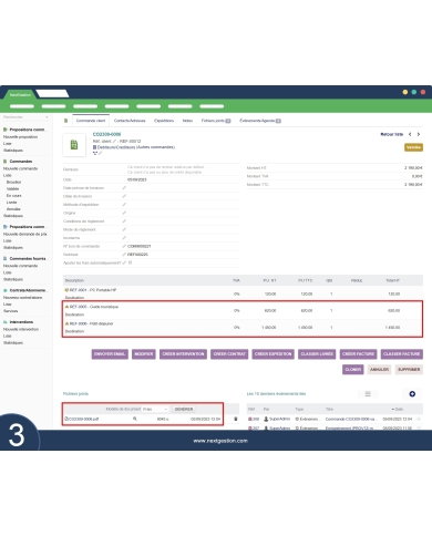 “Fees” module for Dolibarr