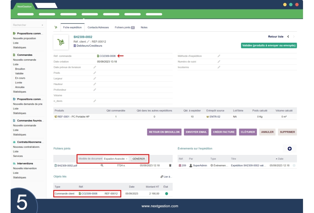 Módulo “Tarifas” para Dolibarr