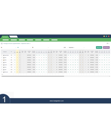 Zeiterfassungs- und Überstundenmodul