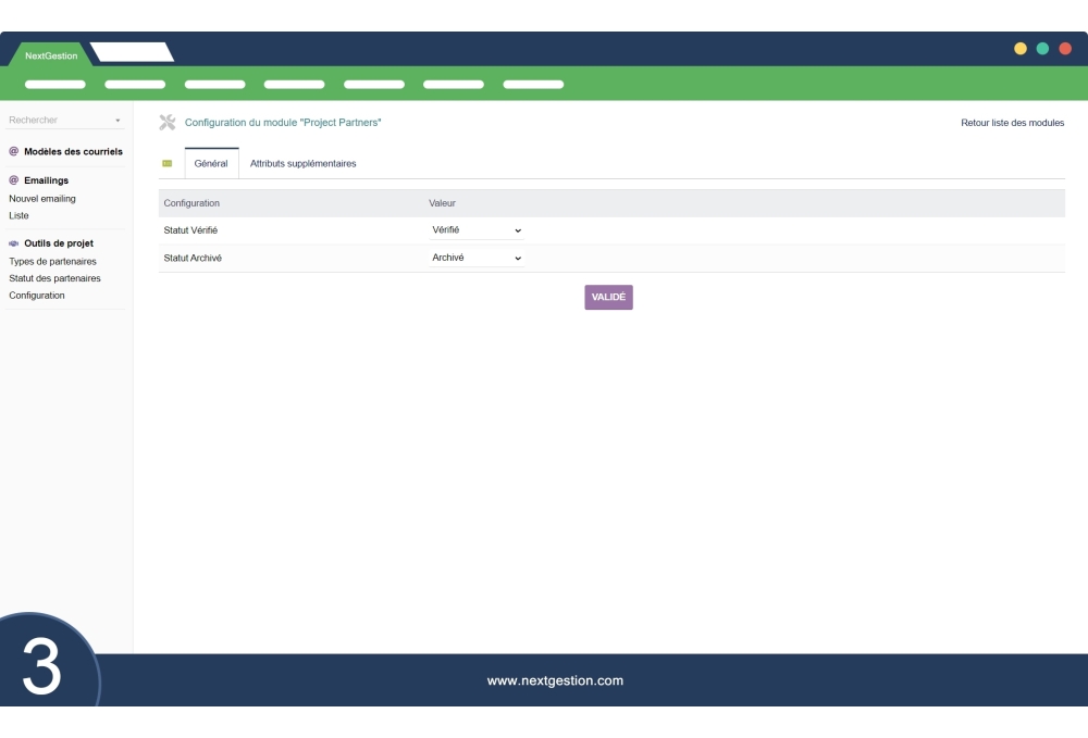 Project Partners Module