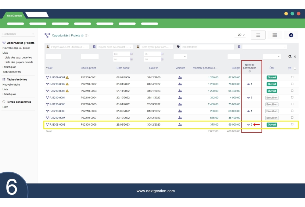Module "Partenaires de Projet"