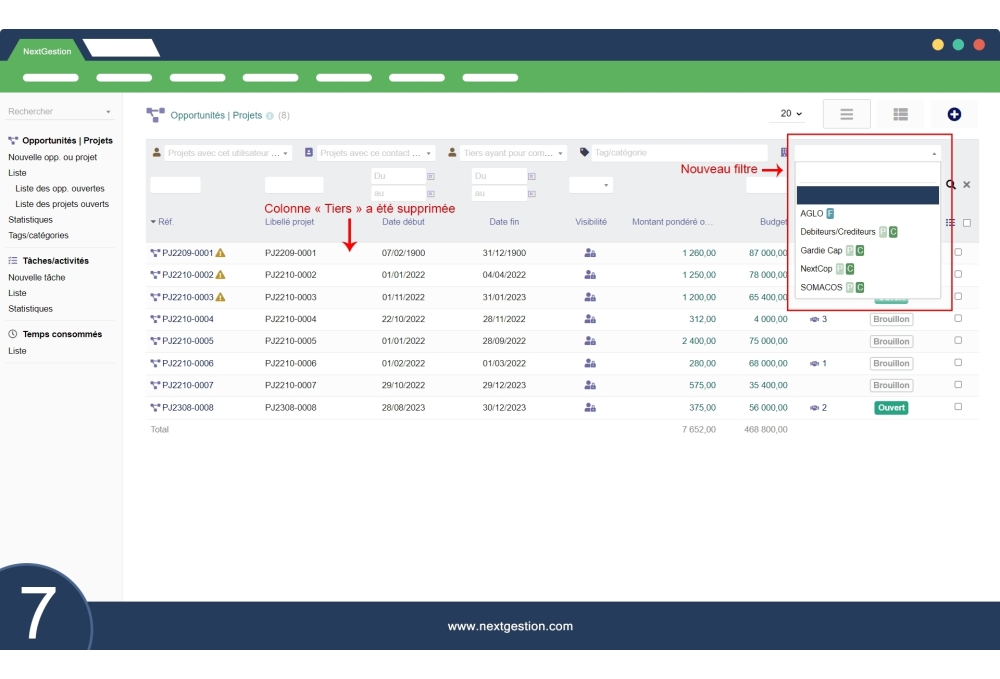 Modul Projektpartner