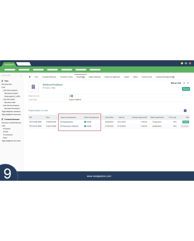 Project Partners Module