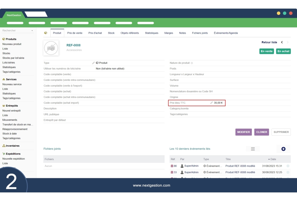 "Price Selling" Module for Dolibarr