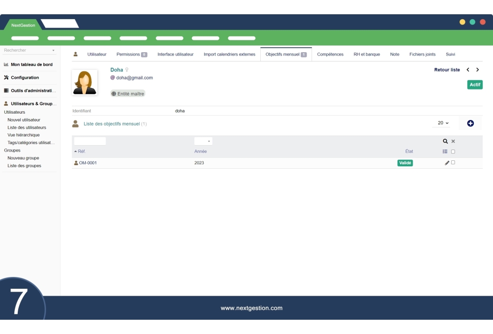 Monthly Sales Objectives - OMC