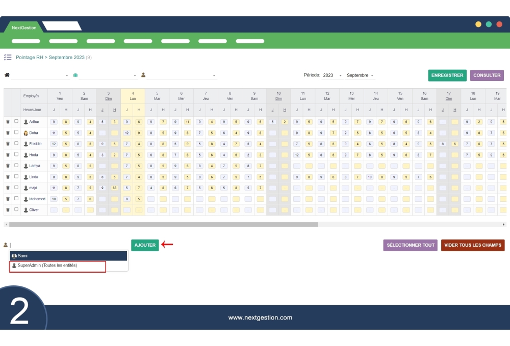 HR Time Tracking Module