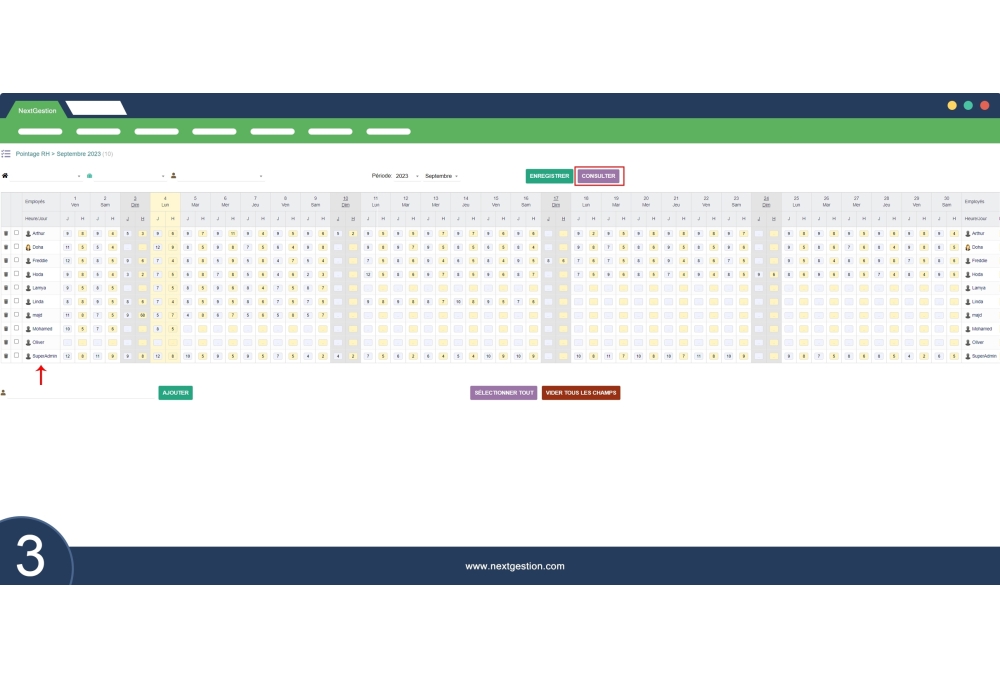 HR Time Tracking Module