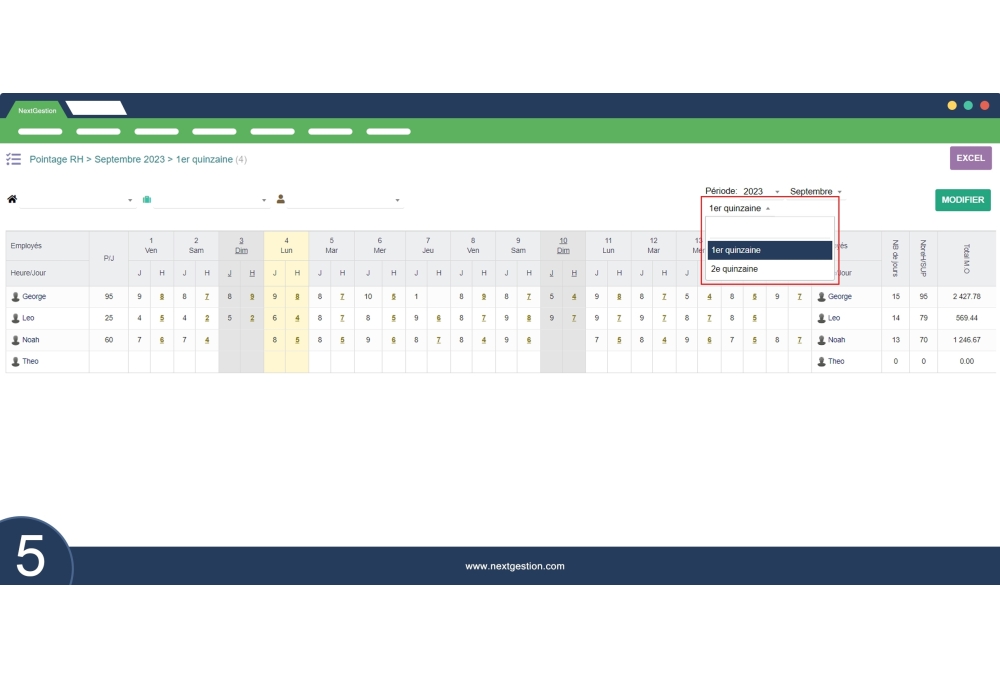 HR Time Tracking Module