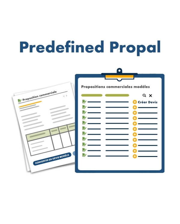 Proposition Commerciale ou Devis prédéfinie