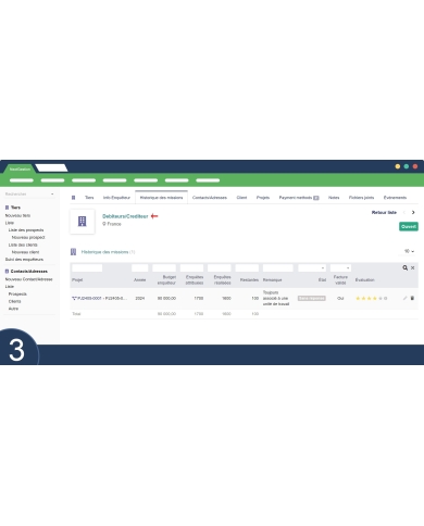 Suivi des enquêteurs