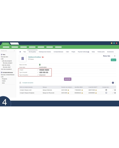 Monitoring of investigators