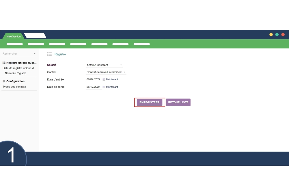 The single personnel register