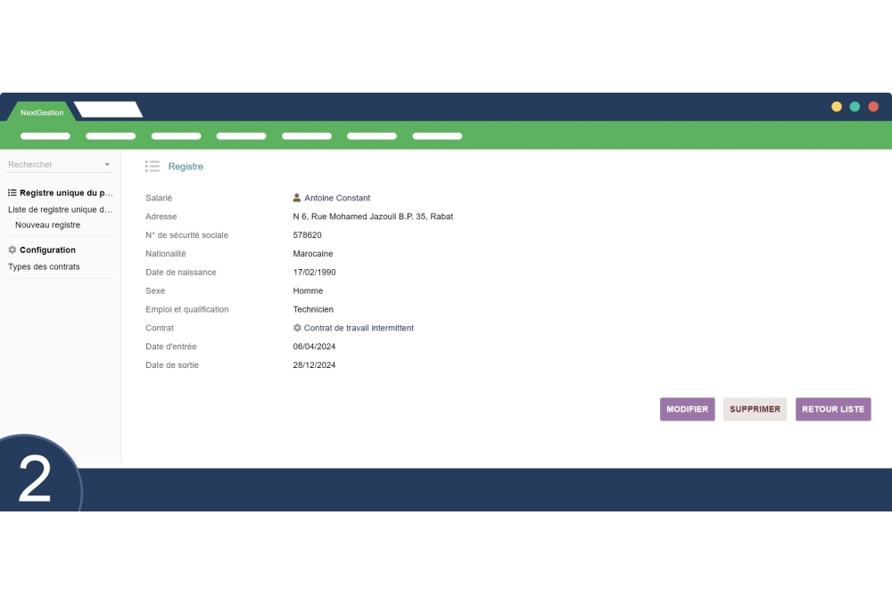 The single personnel register