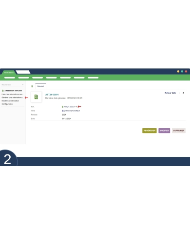 Module Attestation Annuelle