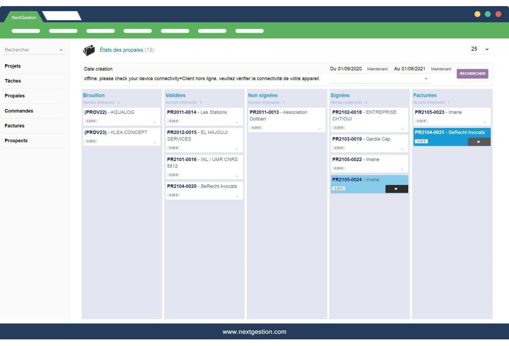 TeamView Module Kanban pour Dolibarr