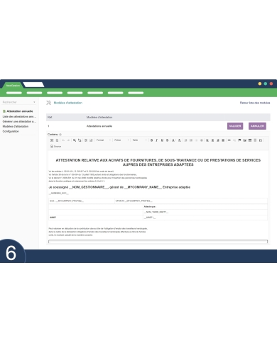 Modulo di certificazione annuale