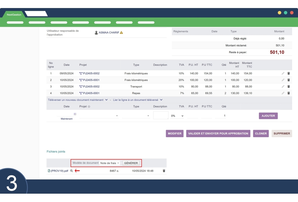 Accounting Expense Code Module