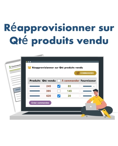 Reponer según la cantidad de productos vendidos