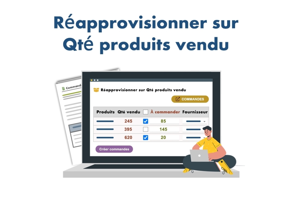 Reponer según la cantidad de productos vendidos