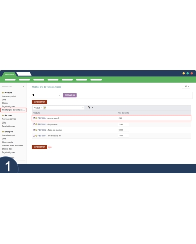 Bulk Modify Sales Price