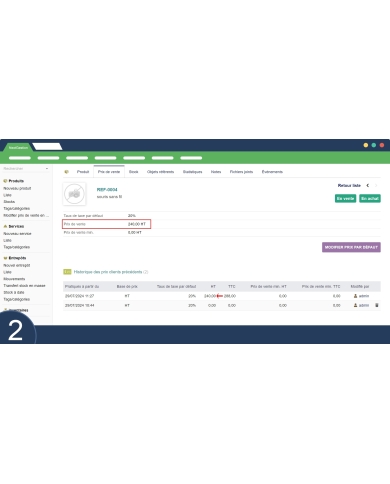 Bulk Modify Sales Price