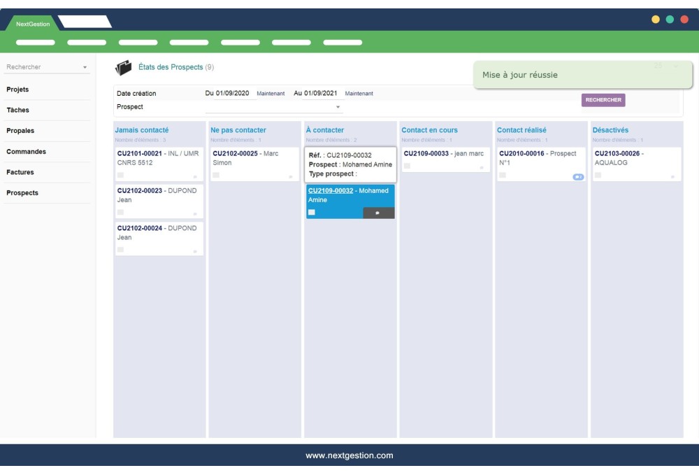 TeamView Module Kanban pour Dolibarr